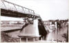 Panemune Bridge Blown Up by Retreating German Army, August 1944.