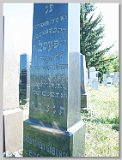 Row-55-16 Pessel (Pepi) bat Yehoshua Mordechai ENGEL d. 14 Sivan 5690 (10 June 1930) Wife of Gavriel (Gabor) BRAUNSTEIN Row-55-16