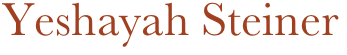 Yeshayah Steiner
