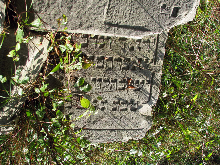 Tombstone Returned to
                  Bohorodchany Cemetery