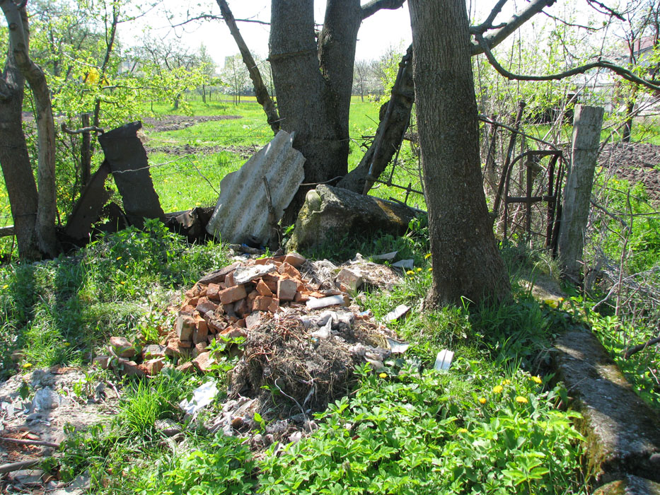 Remnants of
                  Bohordchany_Cemetery_Wall