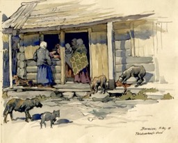 Beresino 11 Aug 1918 Butcher shop.jpg
