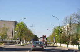 Entering Byerazino, May 2017 (photo by Alan Kaul)