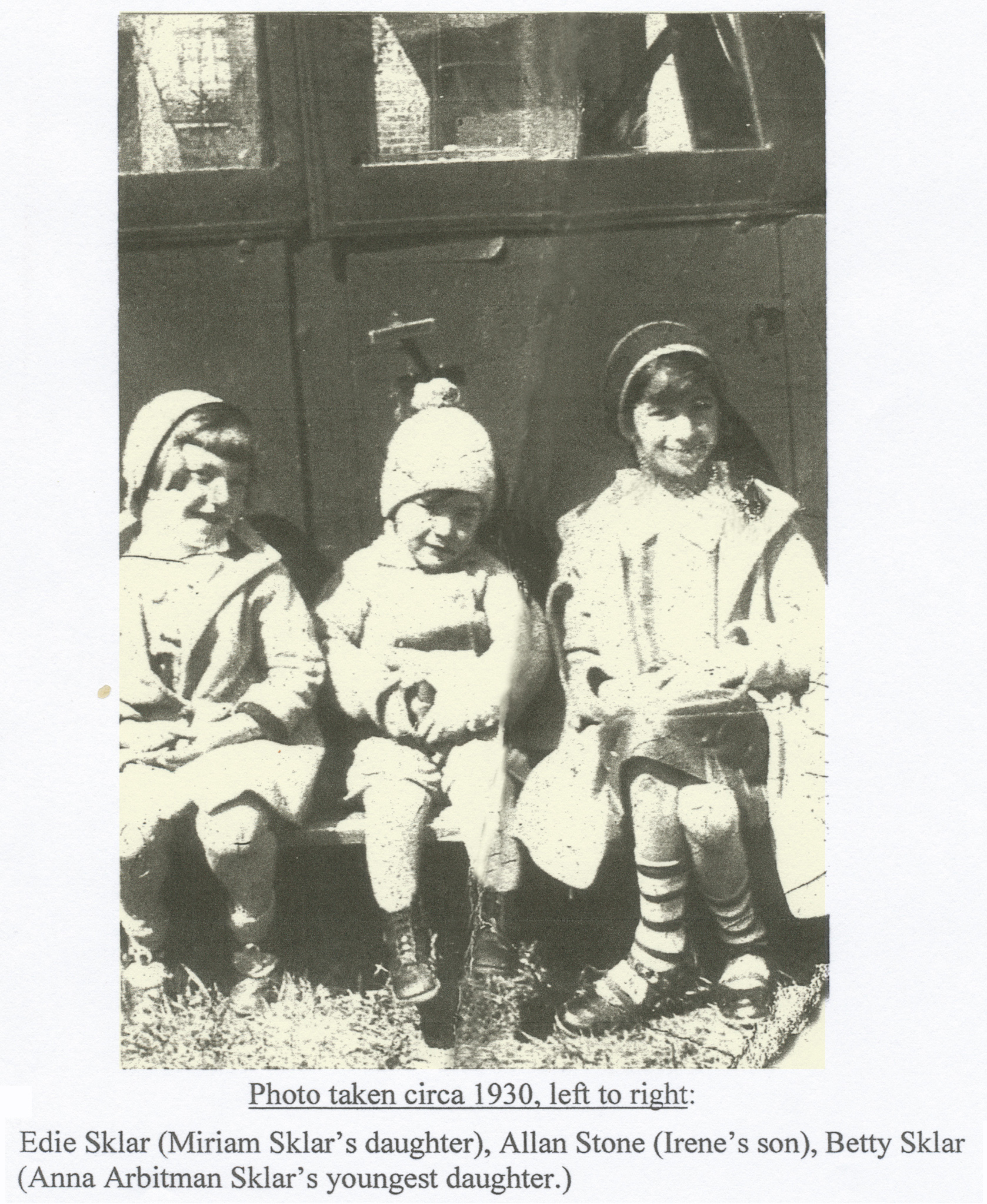 Eddie, Allan and Betty Sklar