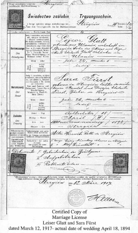 Marriage License
