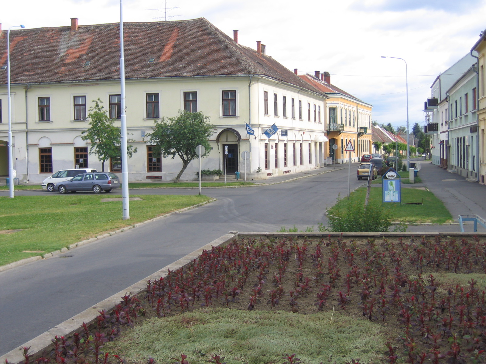 Kormend town center