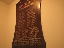 Honor Roll, Men in Service