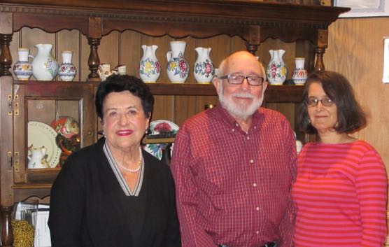 Barbara, David and Joy at NYC
                                reunion
