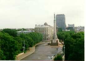View of Freedom Monument. 