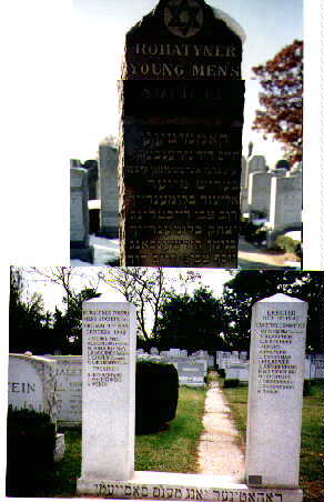  Landsmanshaften Area at Mt
                Hebron Cemetery in NY 