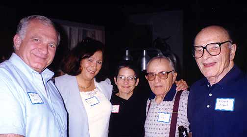 Bob and Dalia Stein, Lois, John and Richard Alpert
