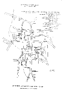 1941 street map:Smorgon in Hebrew and Yiddish with English added.