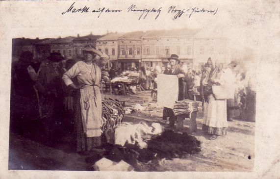 Peddler in Stryj Market