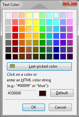 Text
      Color Window