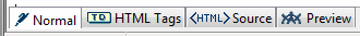 Tabs at the bottom
        of the Composer window