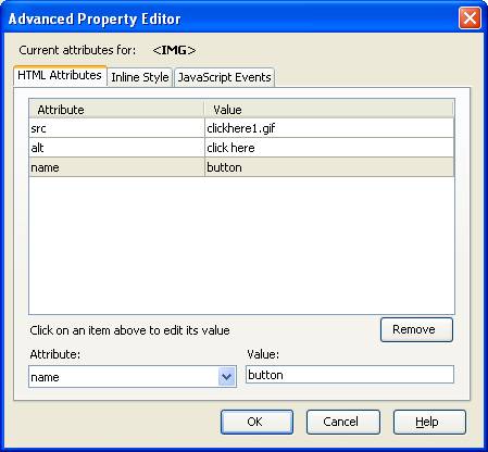 image property
              "name"