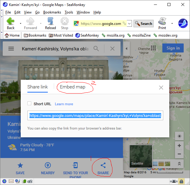 Google map
