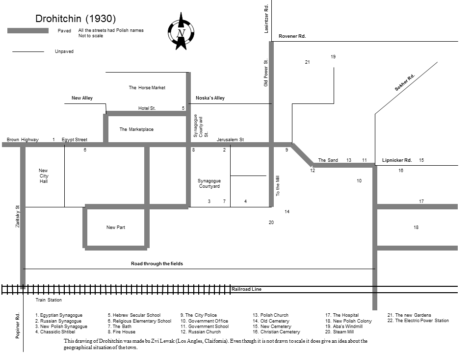 Drogicin City Map