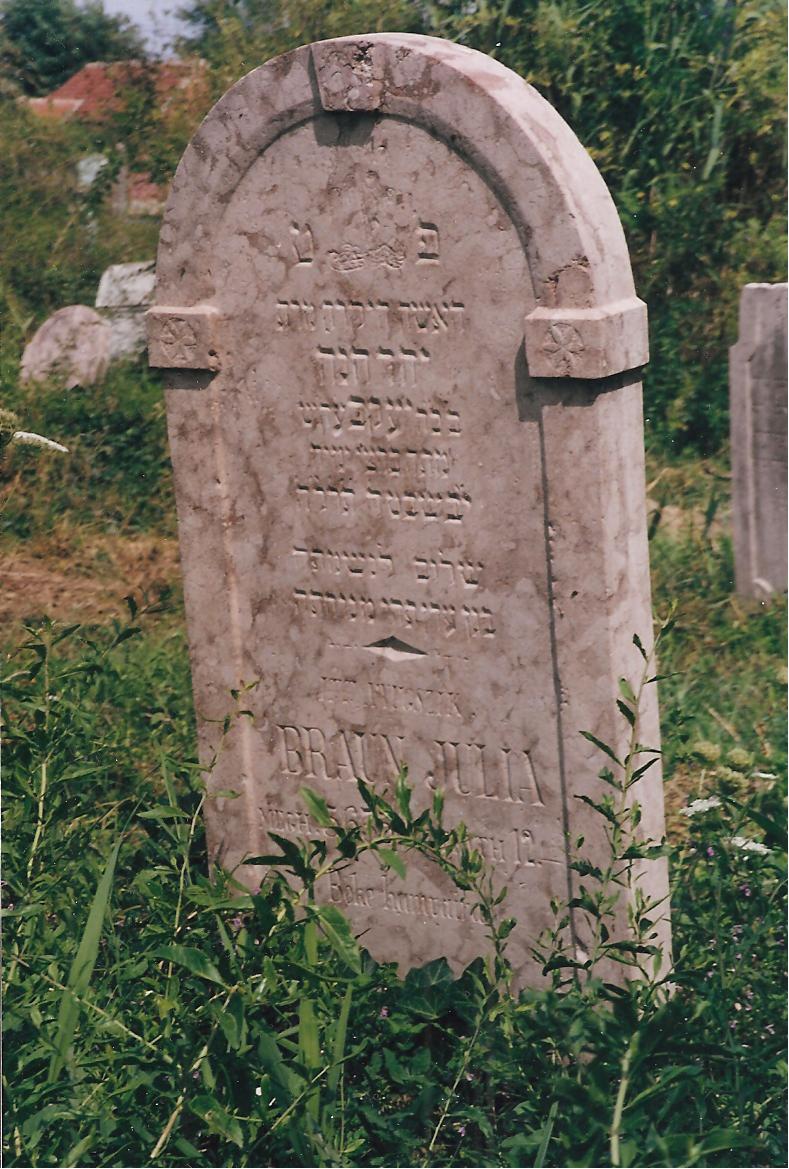 Braun Yohana (Julia) tombstone