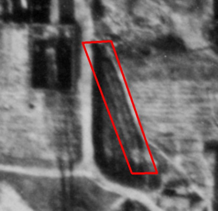 killing site in aerial photo