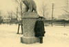 Davies_Vera_with_Bear_Statue.