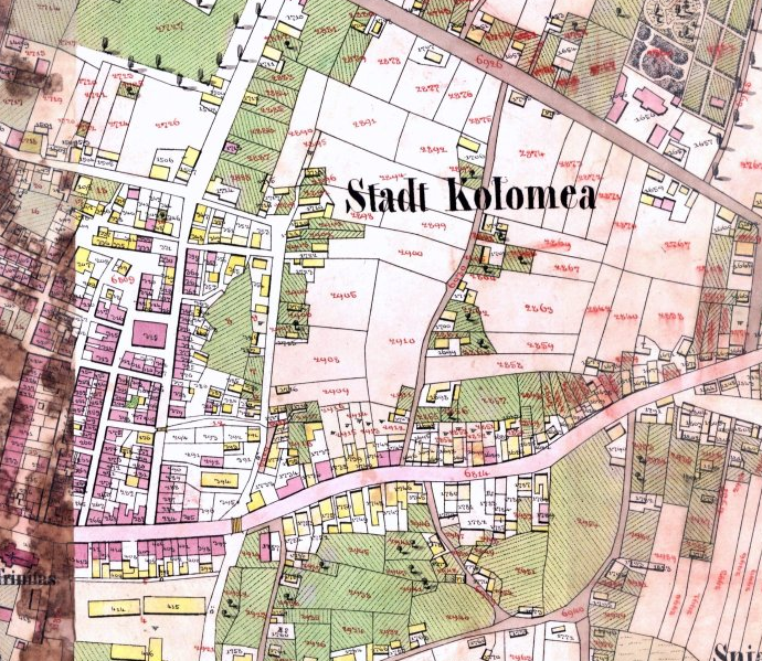 Kolomyya Cadestral map 1859