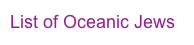 List of Oceanic Jews