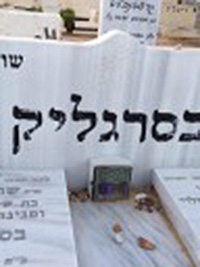Shoshana Beserglik née Katz, 1927 - 2003; parents: Shlomo & Penine Segal