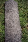 Destroyed Headstone in Cemetery