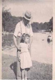 Zacharia Marcus and his granddaughter Esther.
