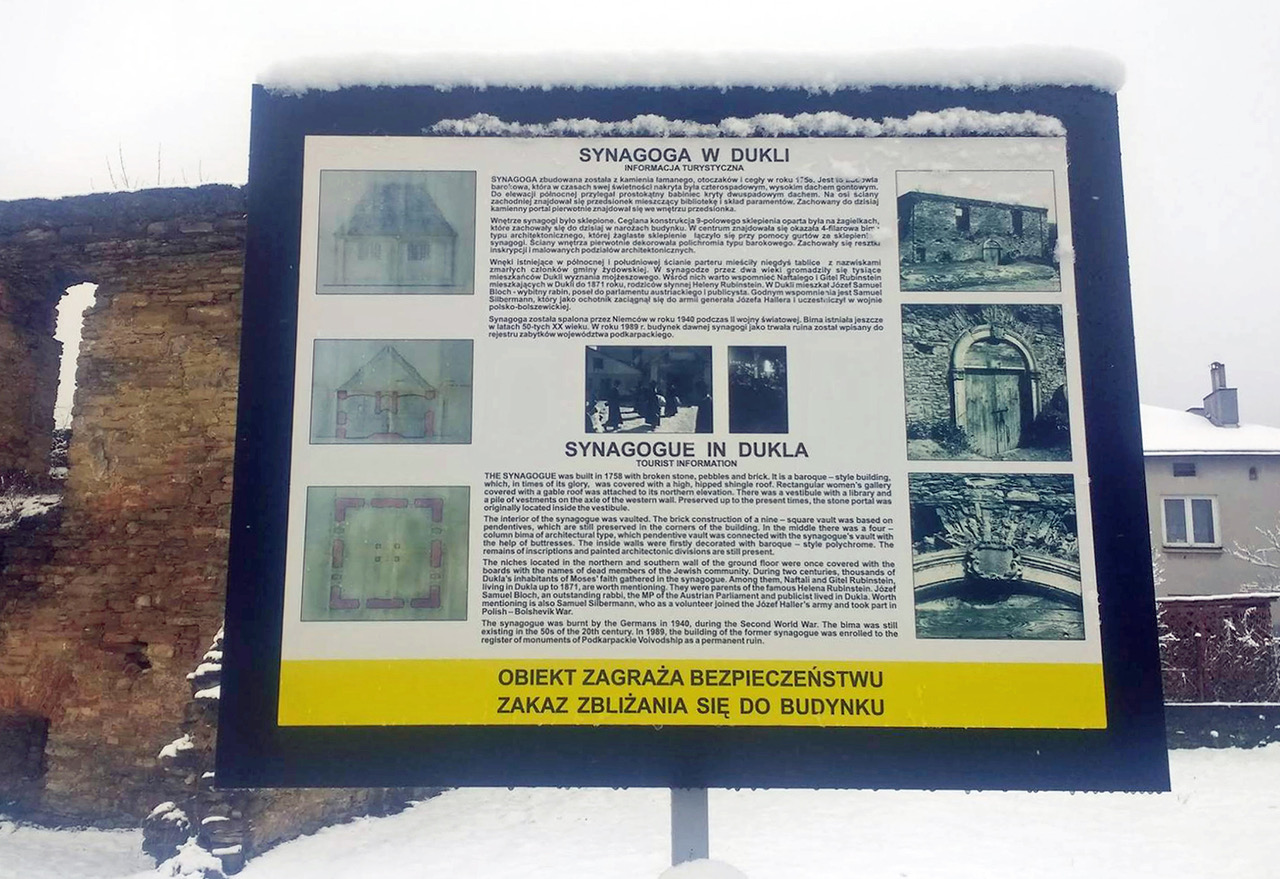 Synagogue signage